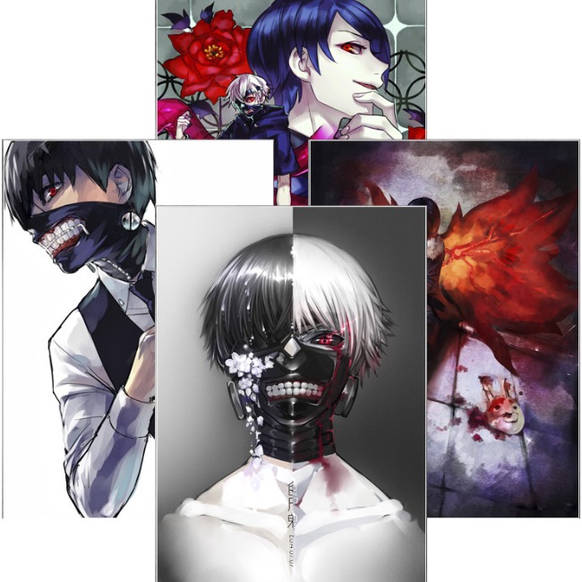 Плакаты А3 Tokyo Ghoul / Токийский гуль 019