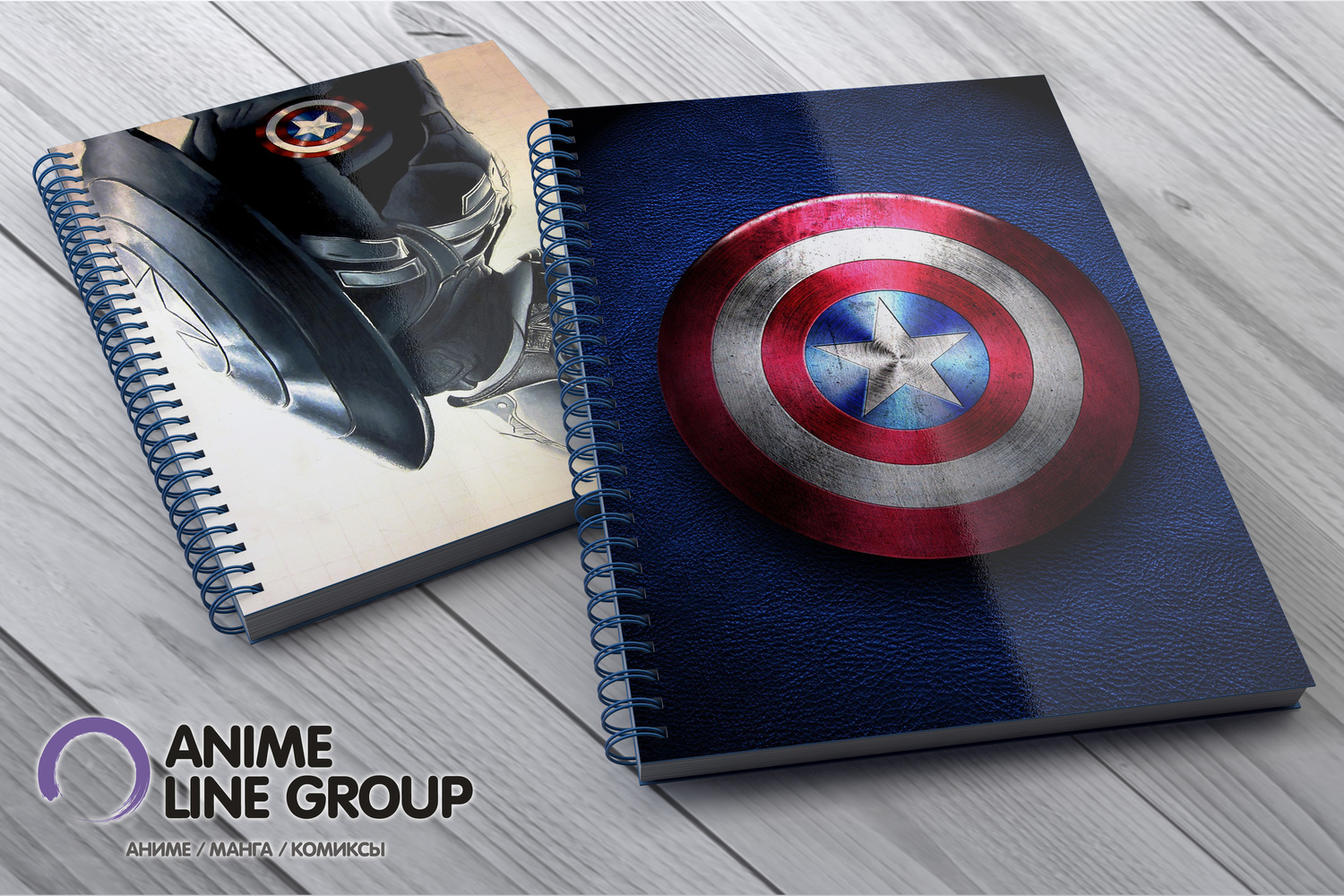 Скетчбук Captain America