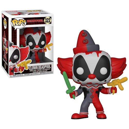 Фігурка-башкотряс Funko Клоун Дедпул | Clown Deadpool