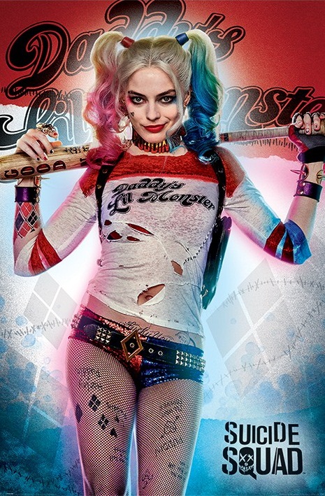 Офіційний постер Гарлі Квінн з «Відряду самогубців» | Harley Quinn Suicide Squad