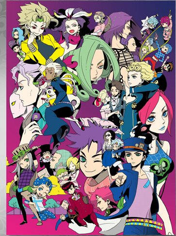 А3-плакаты Невероятные приключения ДжоДжо 002