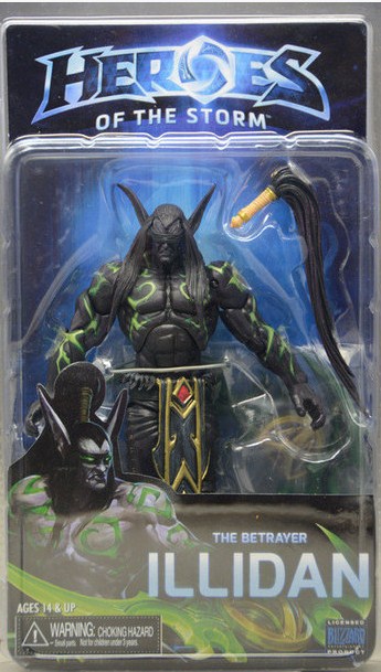 Фігурка NECA Зрадник Іллідан | The Betrayer Illidan (Heroes of the Storm) (УЦЕНКА)