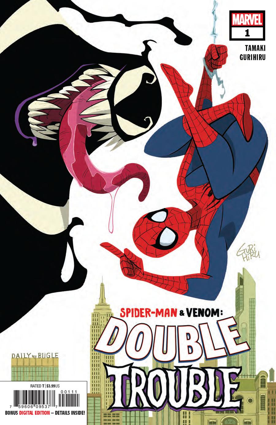 Spider-Man & Venom. Double Trouble # 1 Cover A Regular Gurihiru Cover