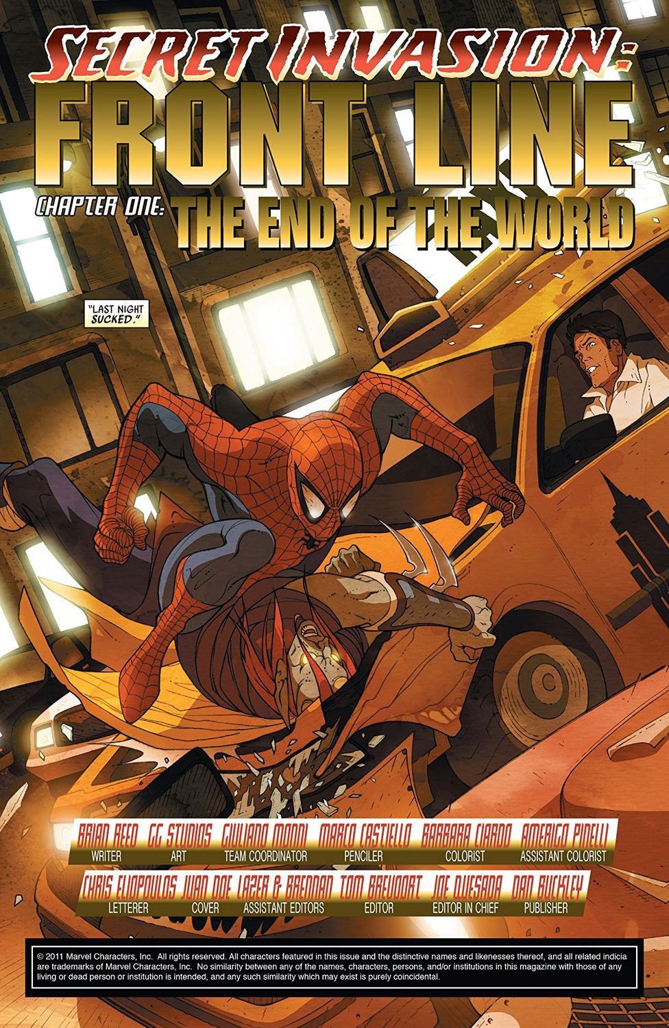 Secret Invasion. Front Line TPB