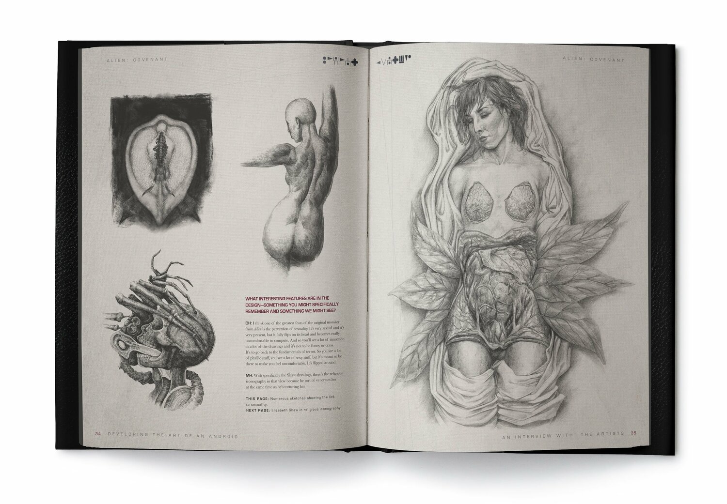 Alien Covenant: David's Drawings HC