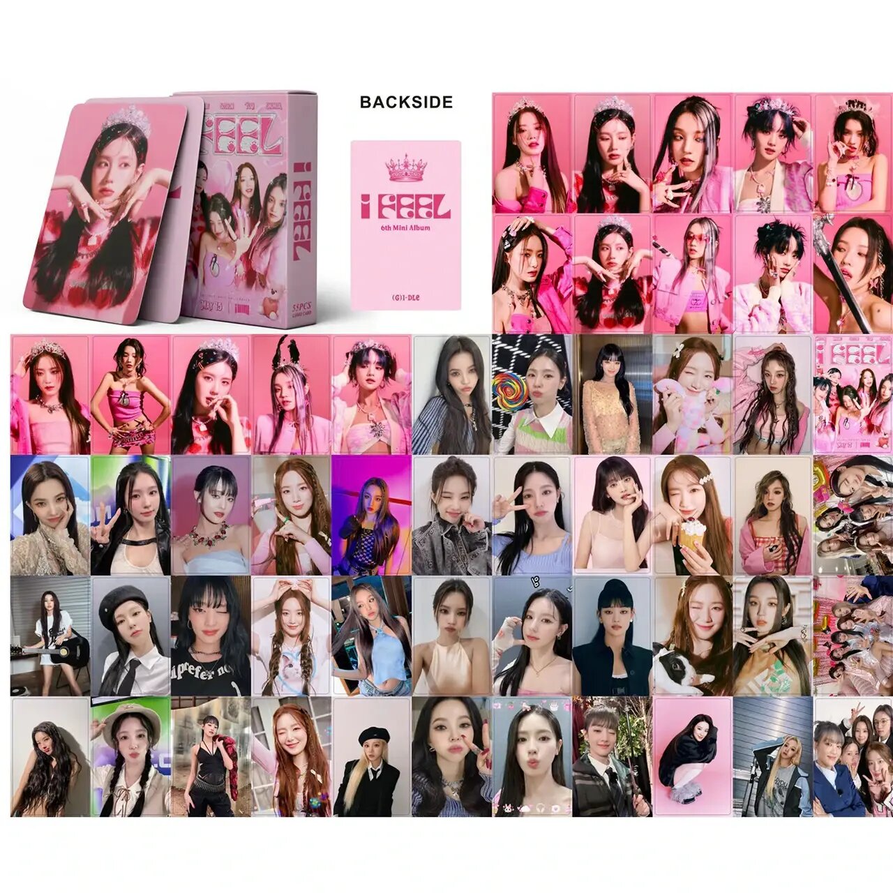 Ломо Карты Lomo Card (G)I-DLE I Feel Джи-Айдл 55 штук №3