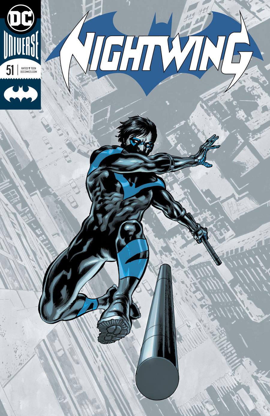 Nightwing #51 Cover A Regular Mike Perkins Enhanced Foil Cover