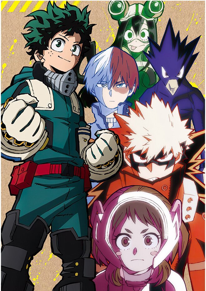 Плакати А3 Boku no Hero Academia / Моя Академія 010