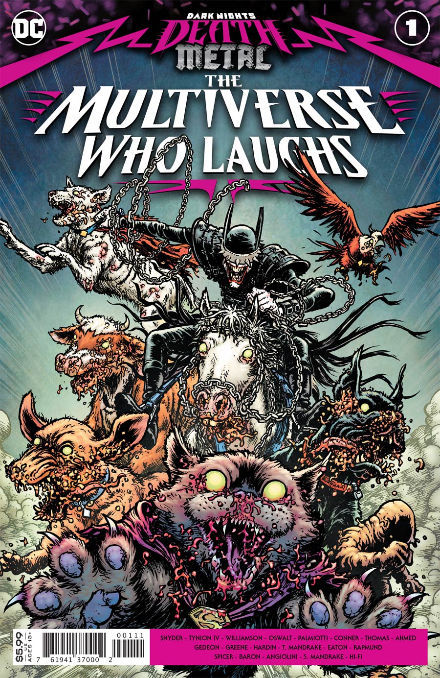 Dark Nights: Death Metal. Multiverse Who Laughs Cover A Regular Chris Burnham Cover One Shot