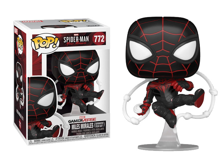 Фігурка-башкотряс Funko Людина-Павук Майлз Моралес | Spider-Man Miles Morales Advanced Tech Suit Gamerverse