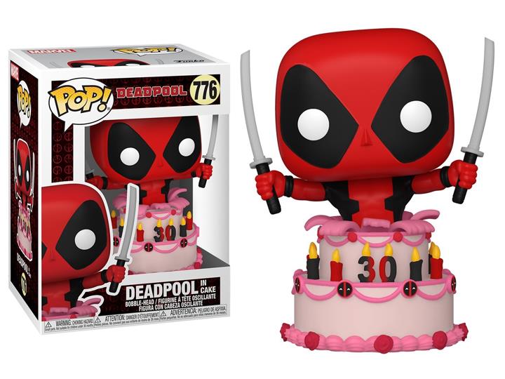 Фігурка-башкотряс Funko Дедпул у торті | Deadpool in Cake (30th Anniversary)