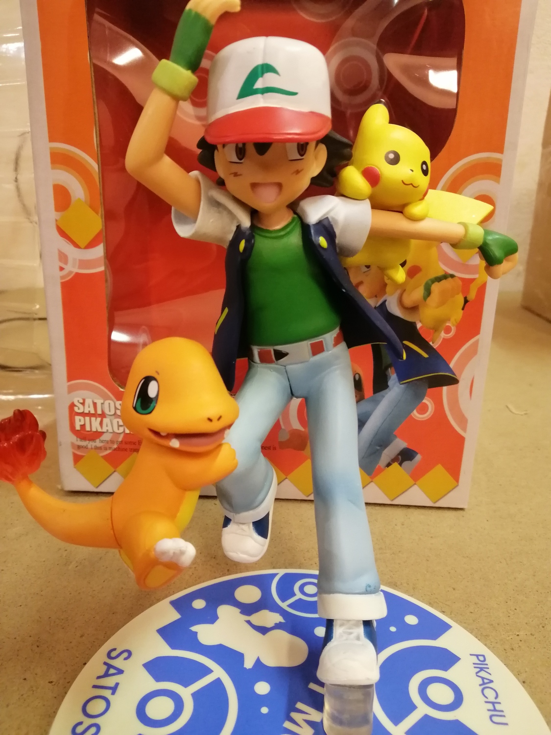 Фігурка Pokemon Ash Ketchum Pikachu Charmander | Pokemon
