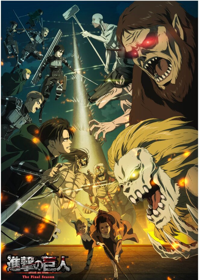 Плакаты A3 Attack on Titan / Атака Титанов 021
