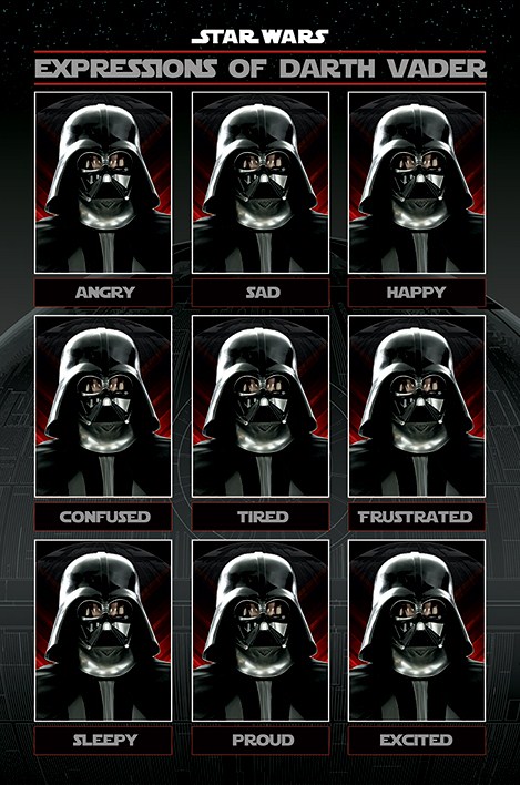 Офіційний постер Дарт Вейдер Зіркові війни | Darth Vader Star Wars