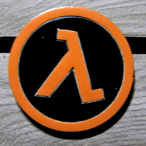Дерев'яний значок Half-Life