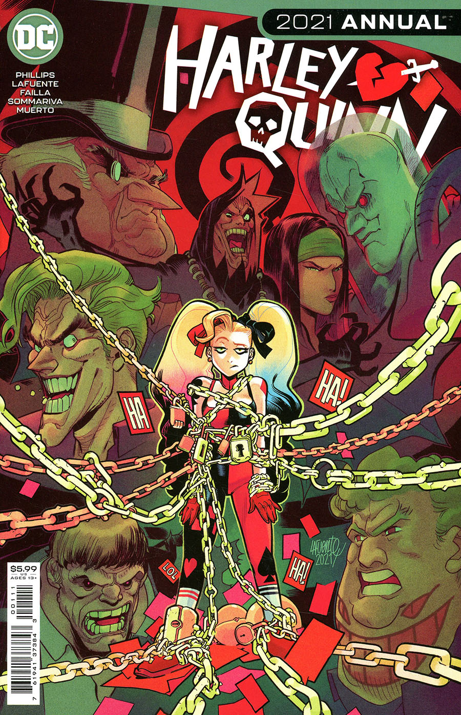 Harley Quinn. 2021 Annual Cover A Regular David Lafuente Cover