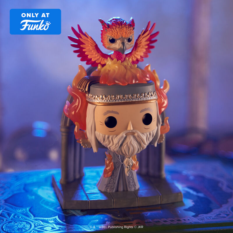 Funko Pop! Deluxe Albus Dumbledore with Fawkes