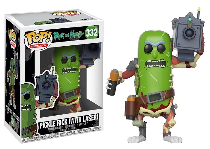 Фігурка Funko Огірок Рік з лазером (Рік і Морті) | Pickle Rick with Laser (Rick and Morty)