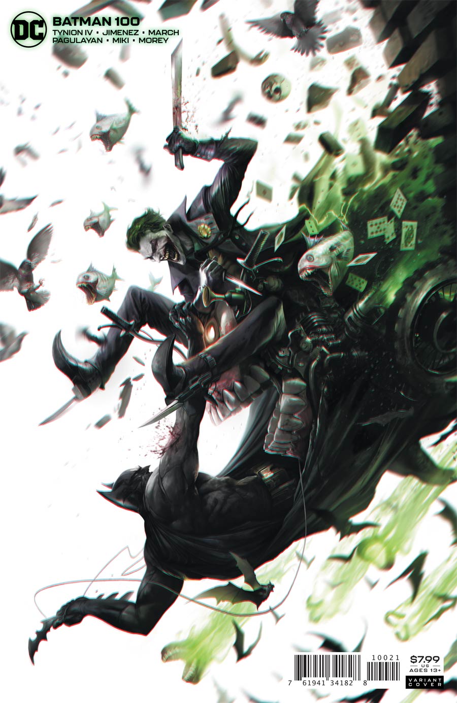 Batman #100 Cover B Variant Francesco Mattina Card Stock Cover (Joker War Tie-In)