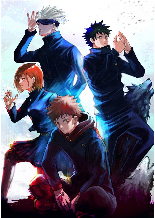 Плакаты A3 Jujutsu Kaisen / Магическая битва 012
