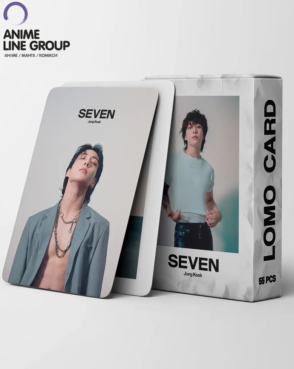 Ломо Карти Lomo Card BTS Seven Jungkook 55 штук