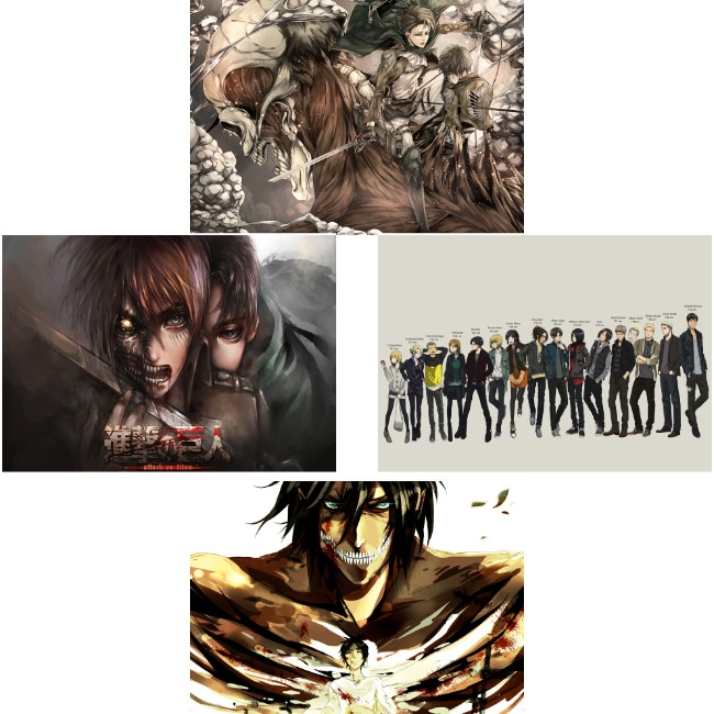 Плакаты A3 Attack on Titan / Атака Титанов 005