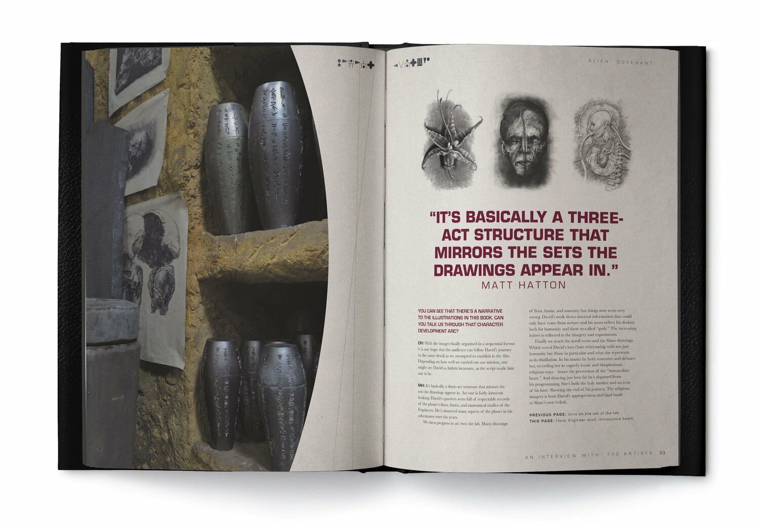 Alien Covenant: David's Drawings HC