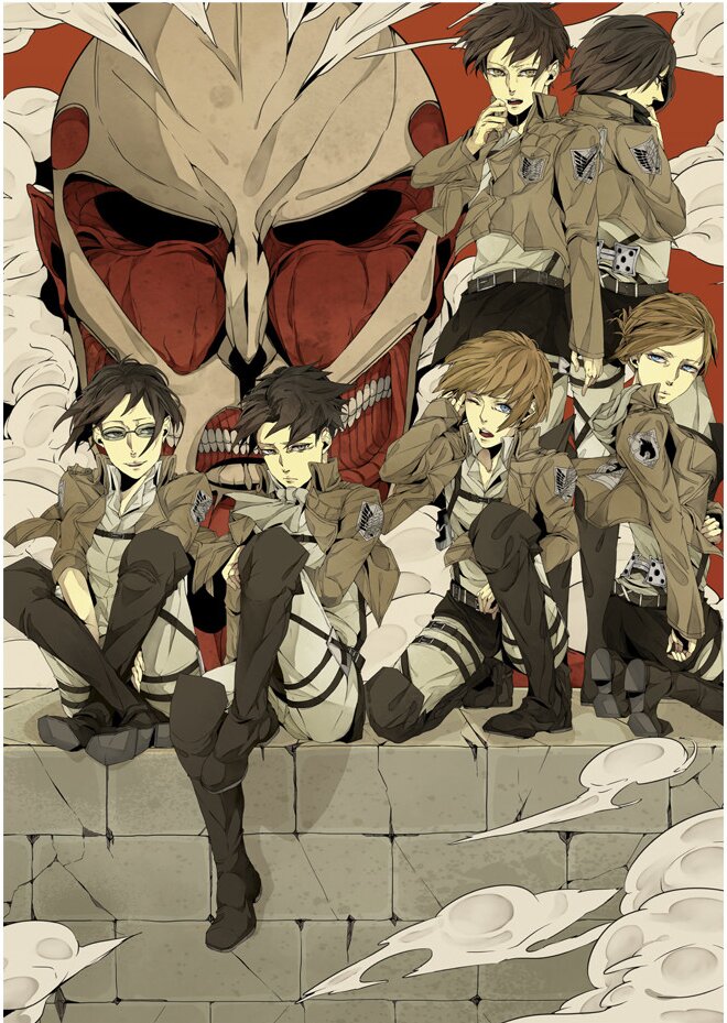 Плакаты A3 Attack on Titan / Атака Титанов 020