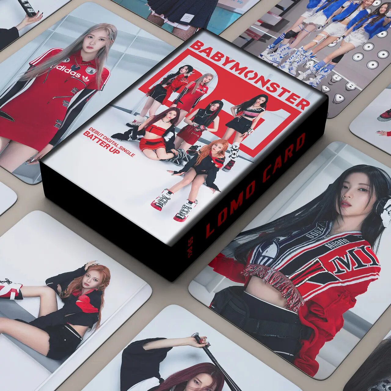 Ломо Карты Lomo Card Babymonster Batter up 55 штук