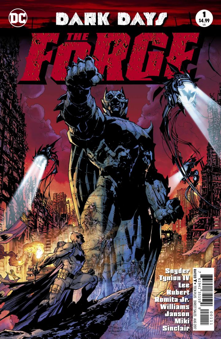 Dark Days. The Forge #1 Cover A 1st Ptg Regular Jim Lee & Scott Williams Foil-Stamped Cover
