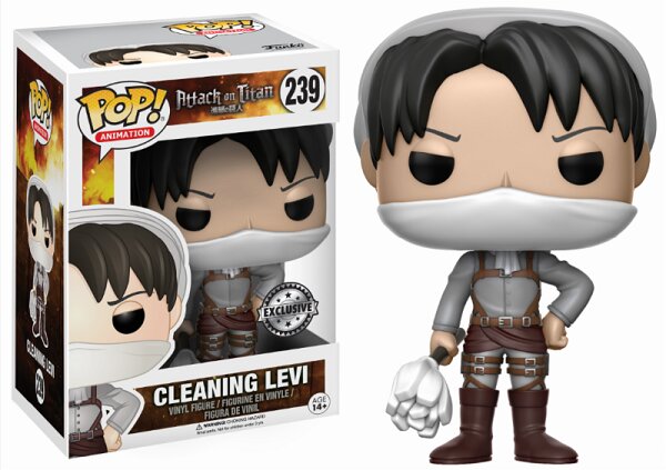 Фігурка Funko Леві з «Атаки на Титанів» | Cleaning Levi Attack on Titan | Shingeki no Kyojin (ЕКСКЛЮЗИВ)