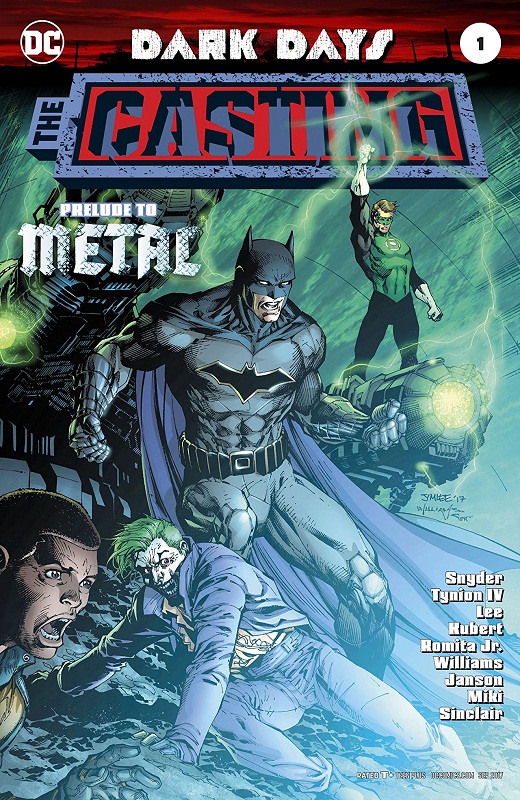 Dark Days. The Casting #1 Cover A Regular Jim Lee & Scott Williams Foil-Stamped Cover