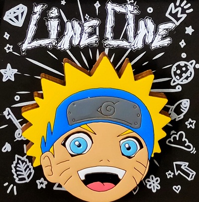Деревянный значок Наруто | Naruto