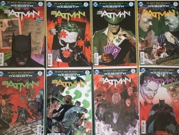 DC Universe Rebirth. Batman #25-32 («The War of Jokes and Riddles» complete story arc)