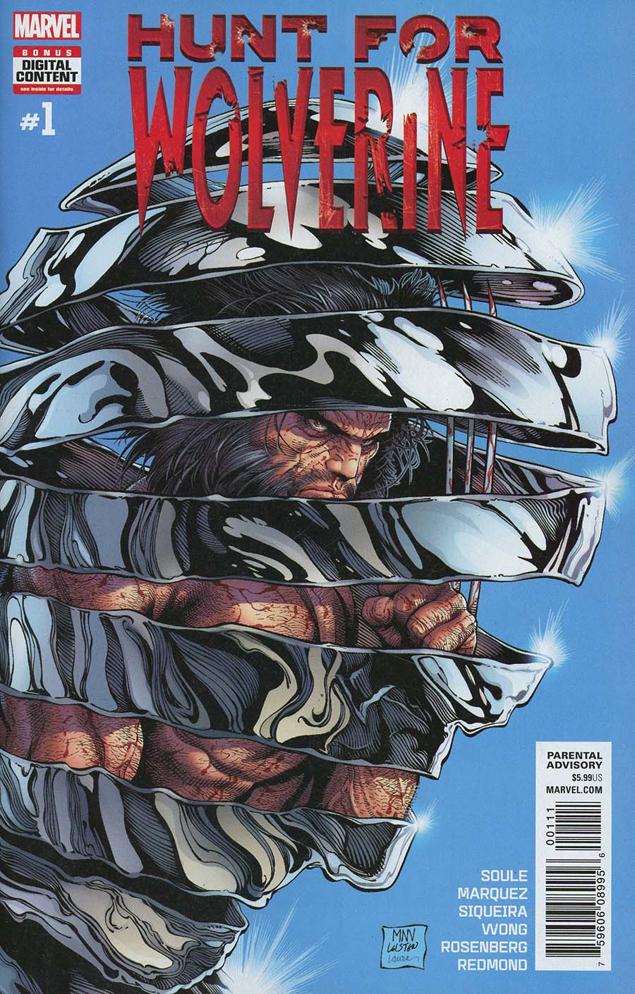 Hunt for Wolverine #1 Cover A 1st Ptg Regular Steve McNiven Cover