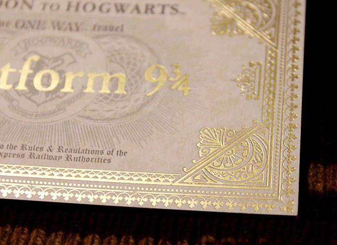 Квиток на Хогвартс-експрес Гаррі Поттер | Hogwarts Express ticket Harry Potter