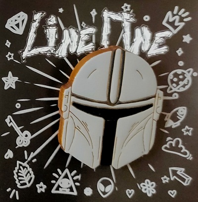 Деревянный значок Мандалорец Звёздные Войны | The Mandalorian Star Wars