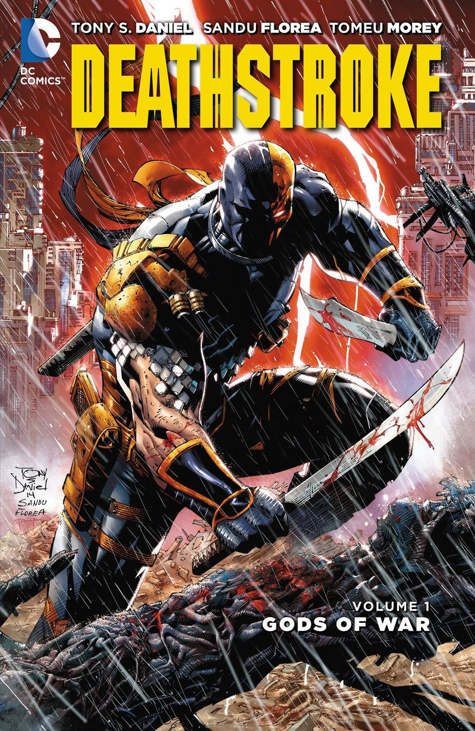 Deathstroke. Vol. 1: Gods of War TPB. Book & Mask Set