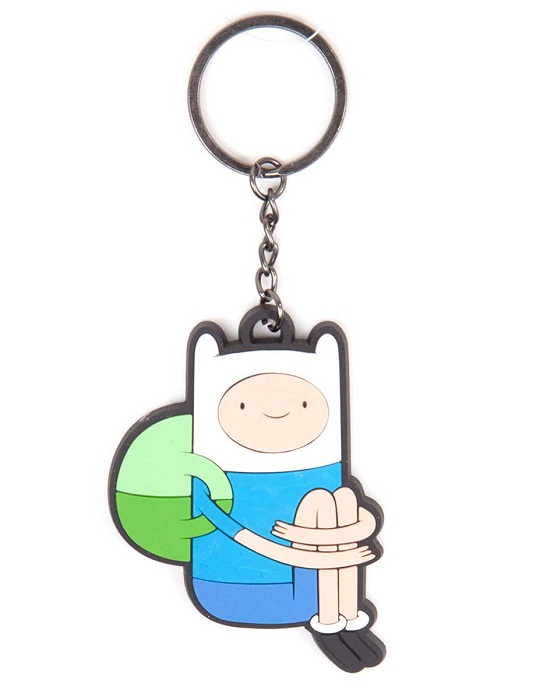 Офіційний брелок Фінн Час Пригод | Finn Adventure Time (Гума)