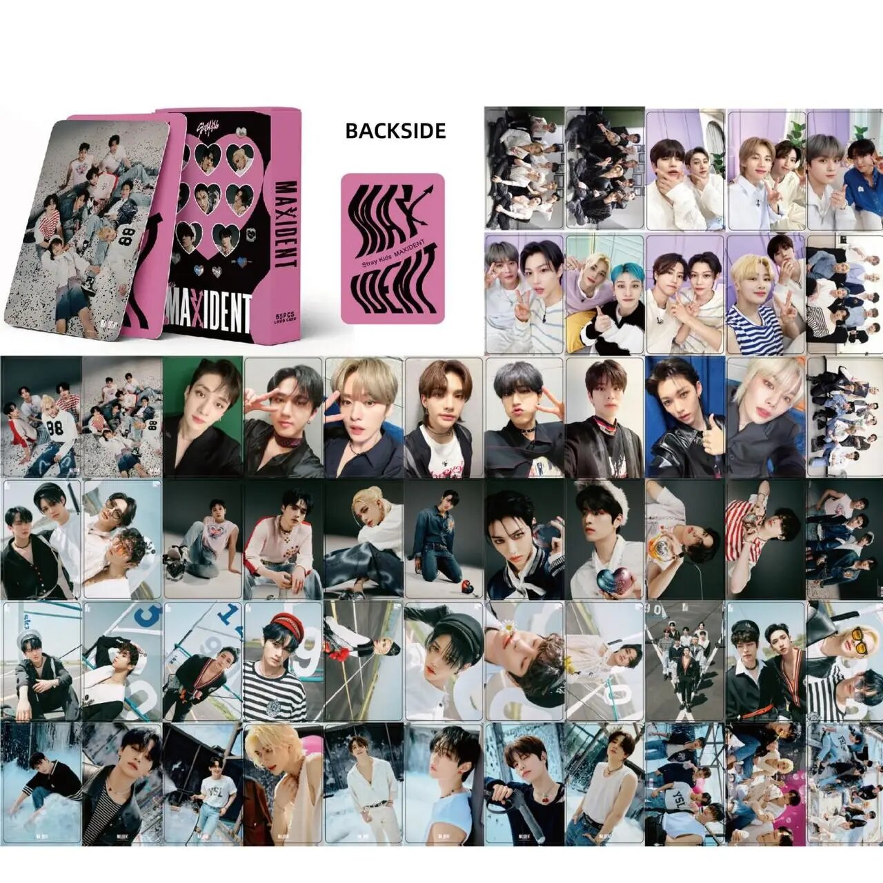 Ломо Карти Lomo Card Stray Kids Стрей Кідс №1 MAXIDENT 55 штук