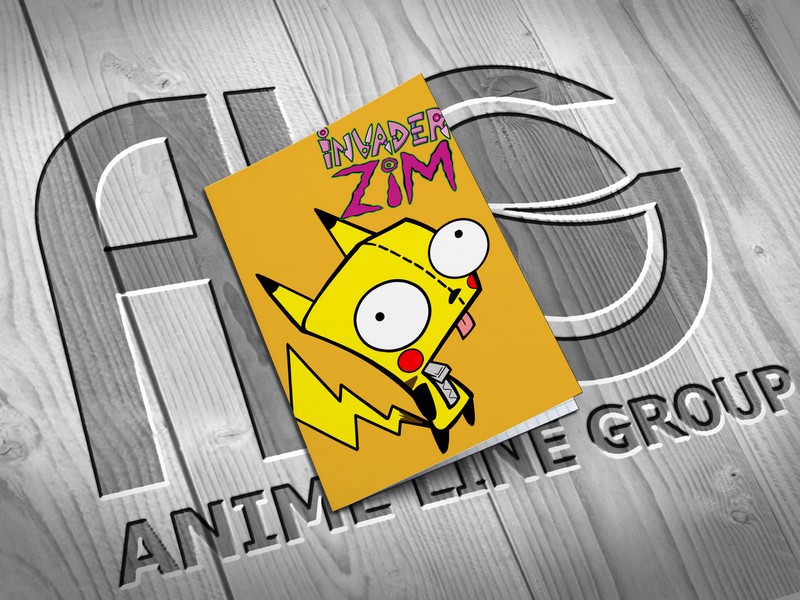 Invader Zim зошит на скобі