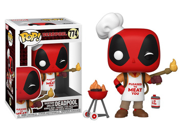 Фігурка-башкотряс Funko Дедпул Гриль у дворі | Deadpool Backyard Griller (30th Anniversary)