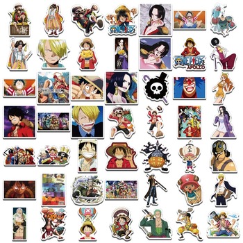 Стікерпак «Ван Піс» | Набір яскравих наклейок One Piece 50 шт