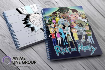 Скетчбук Rick and Morty