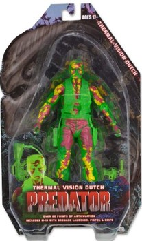 Фігурка NECA Датч в тепловому баченні Хижак | Thermal Vision Dutch Predator