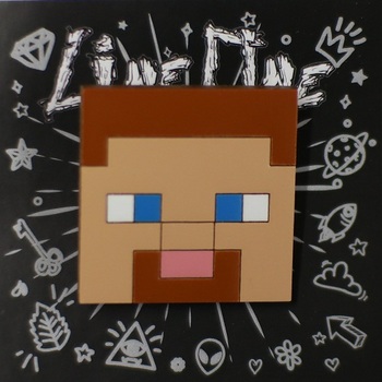 Деревянный значок Minecraft