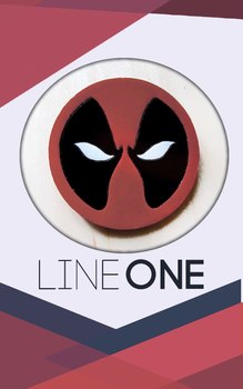 Дерев'яний значок Дедпул | Deadpool