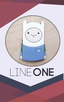 Дерев’яний значок Фінн — Час Пригод | Finn Adventure Time