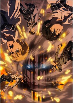 Плакаты A3 Attack on Titan / Атака Титанов 014