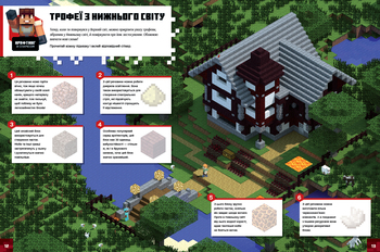 MINECRAFT. Стікер-бук. Нижній світ и Край